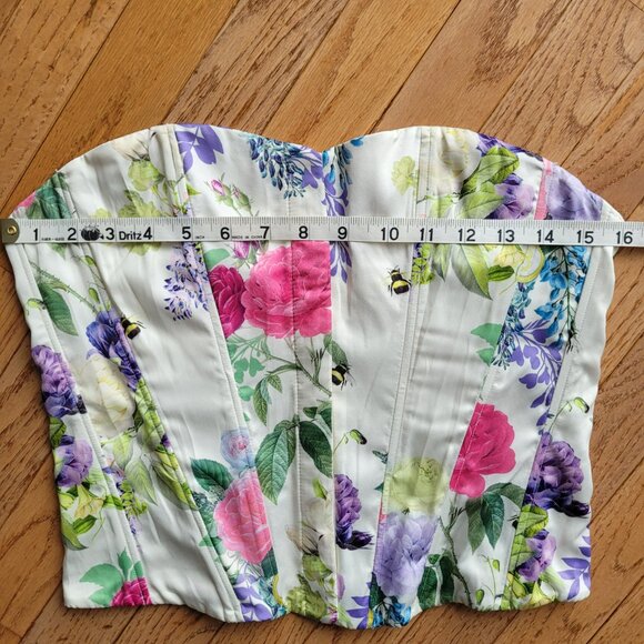 Bridgerton X Primark Corset Romantic Whimsical Gardenia Corset M - Picture 11 of 16